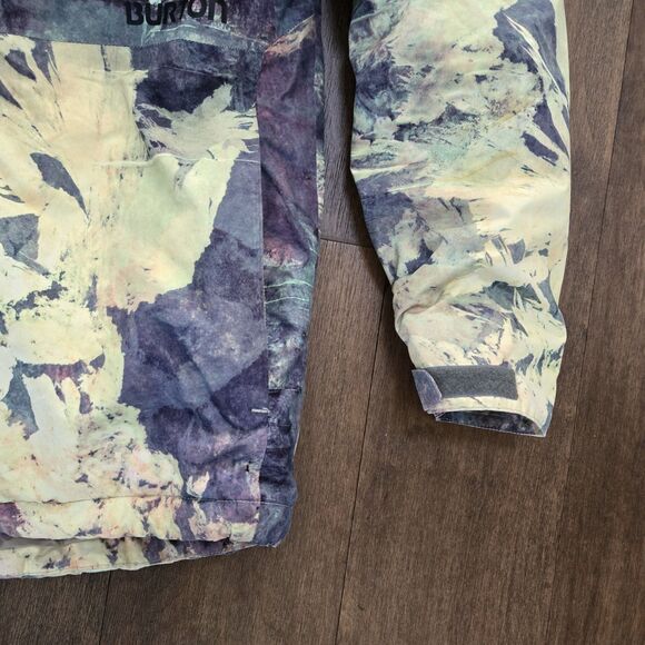 Burton MB Breach Dry Ride Snowboard SKI Multicolor Jacket Camo Mens Medium - Picture 4 of 13
